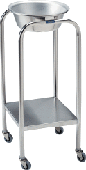 P-1078-W/S-SS Pedigo Single Basin Stand w/ Lower Shelf